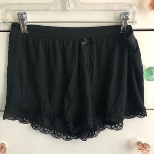 Aerie black sleep shorts